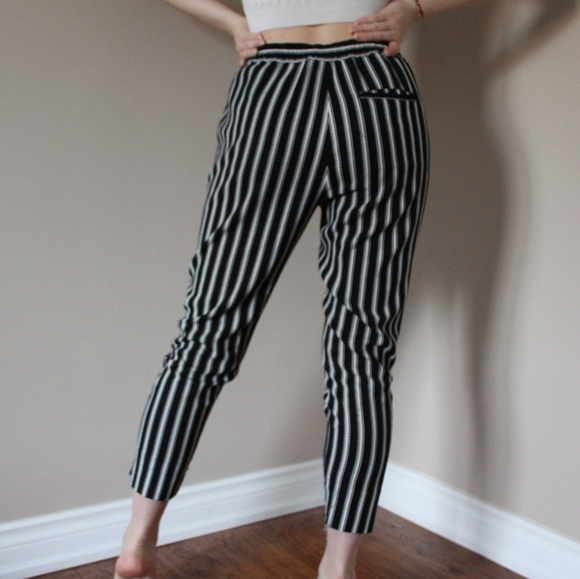 Zara Striped drawstring trousers - Picture 2 of 4
